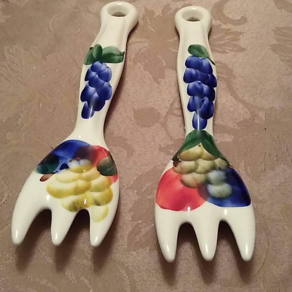 Italian ceramic forks